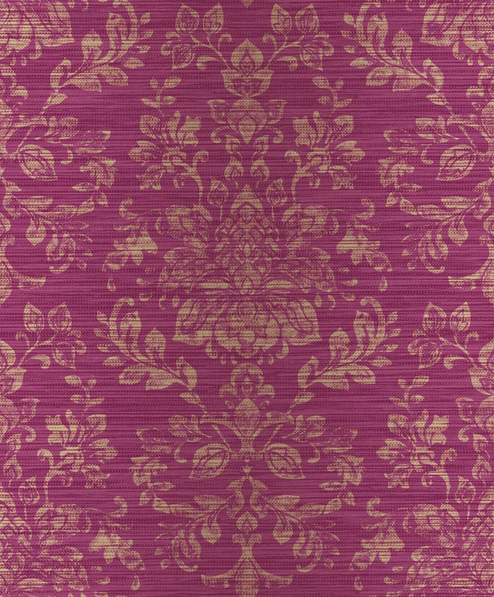 Non-woven Wallpaper Asia Damask Pink Gold Arthouse - Pink And Gold Damask , HD Wallpaper & Backgrounds