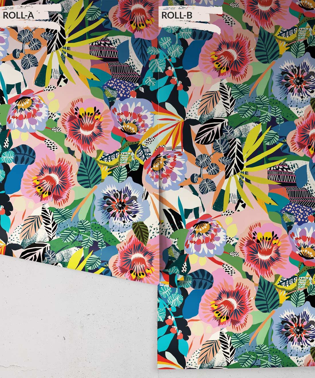 Large Print Floral Wallpaper - Wallpaper , HD Wallpaper & Backgrounds