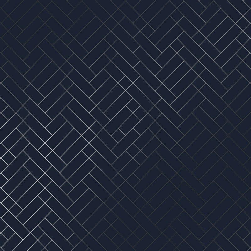 Tapet Cafe Tile Navy Blue And Silver Wallpaper - Cicero , HD Wallpaper & Backgrounds