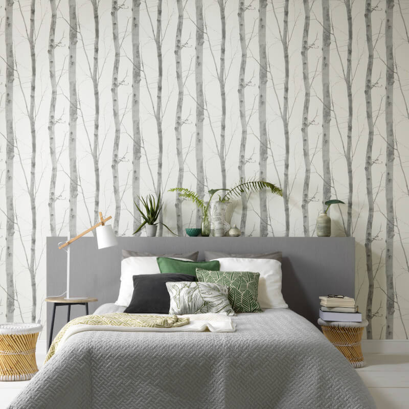Erismann Birch Tree Silver/white Glitter Wallpaper - Erismann Birch Tree , HD Wallpaper & Backgrounds