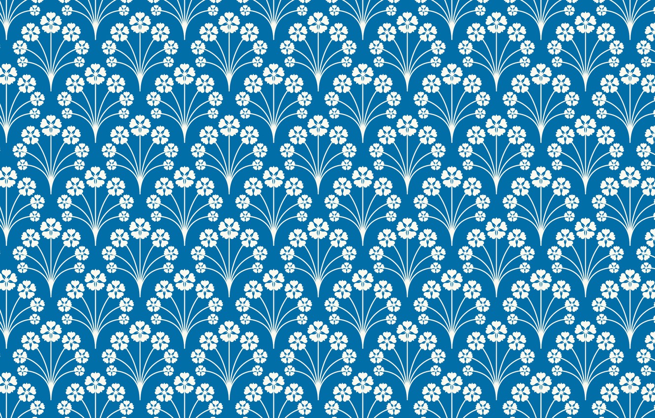 Photo Wallpaper Blue, Pattern, Ornament - Орнамент Голубой , HD Wallpaper & Backgrounds