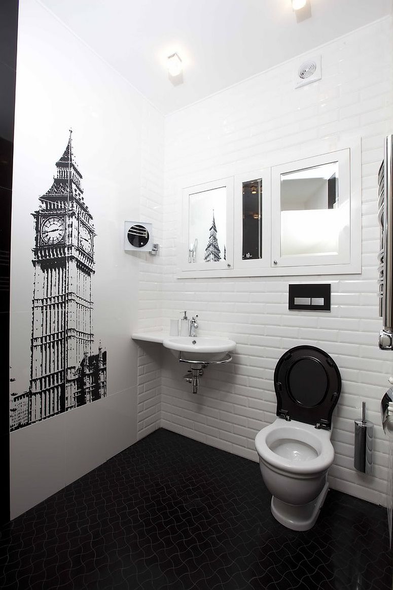 Corner Sink Frees Up Space In The Rest Of The Powder - Big Ben , HD Wallpaper & Backgrounds