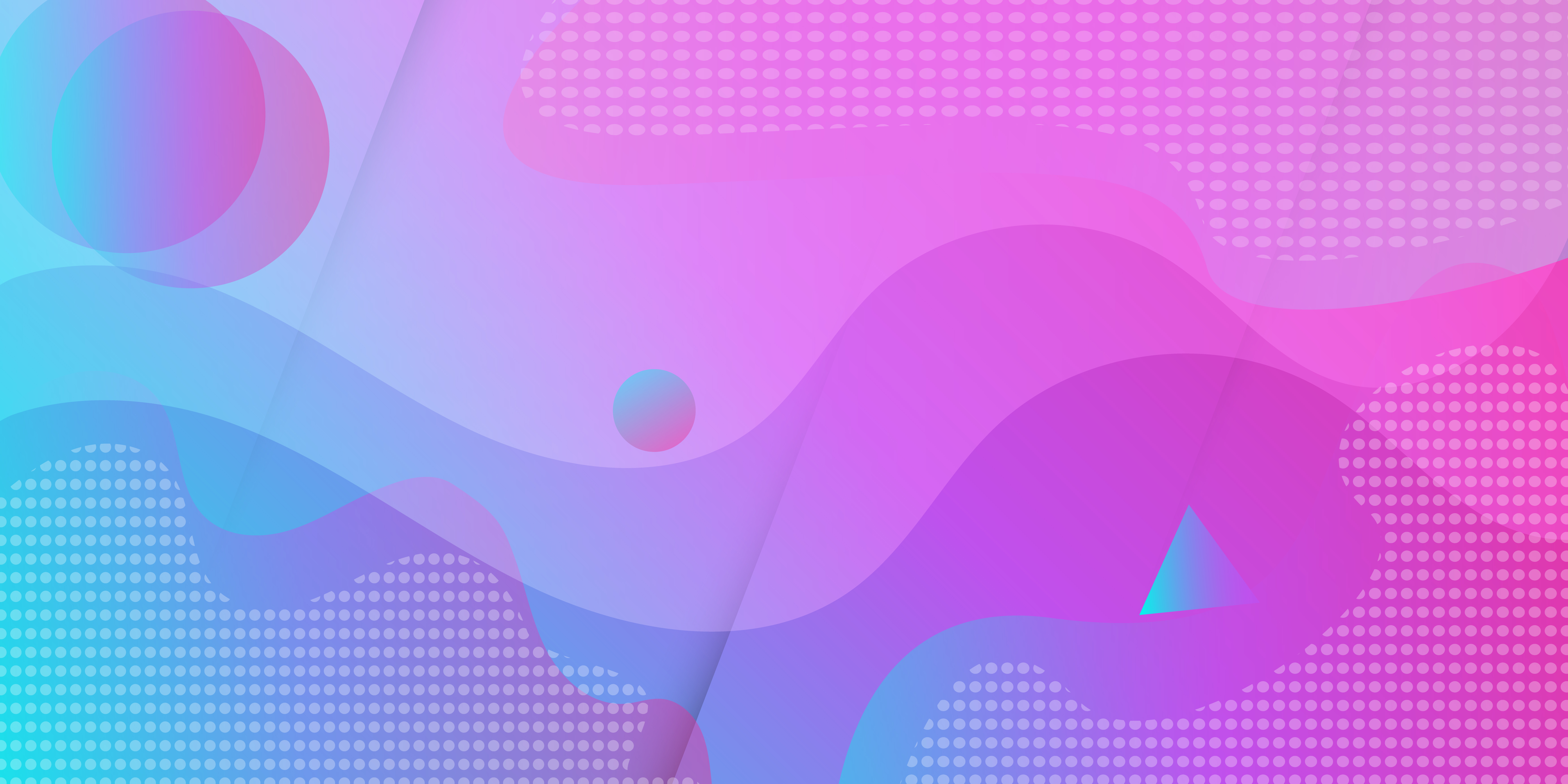 Pink Purple Geometric Gradient Fluid Style Wallpaper - Illustration , HD Wallpaper & Backgrounds