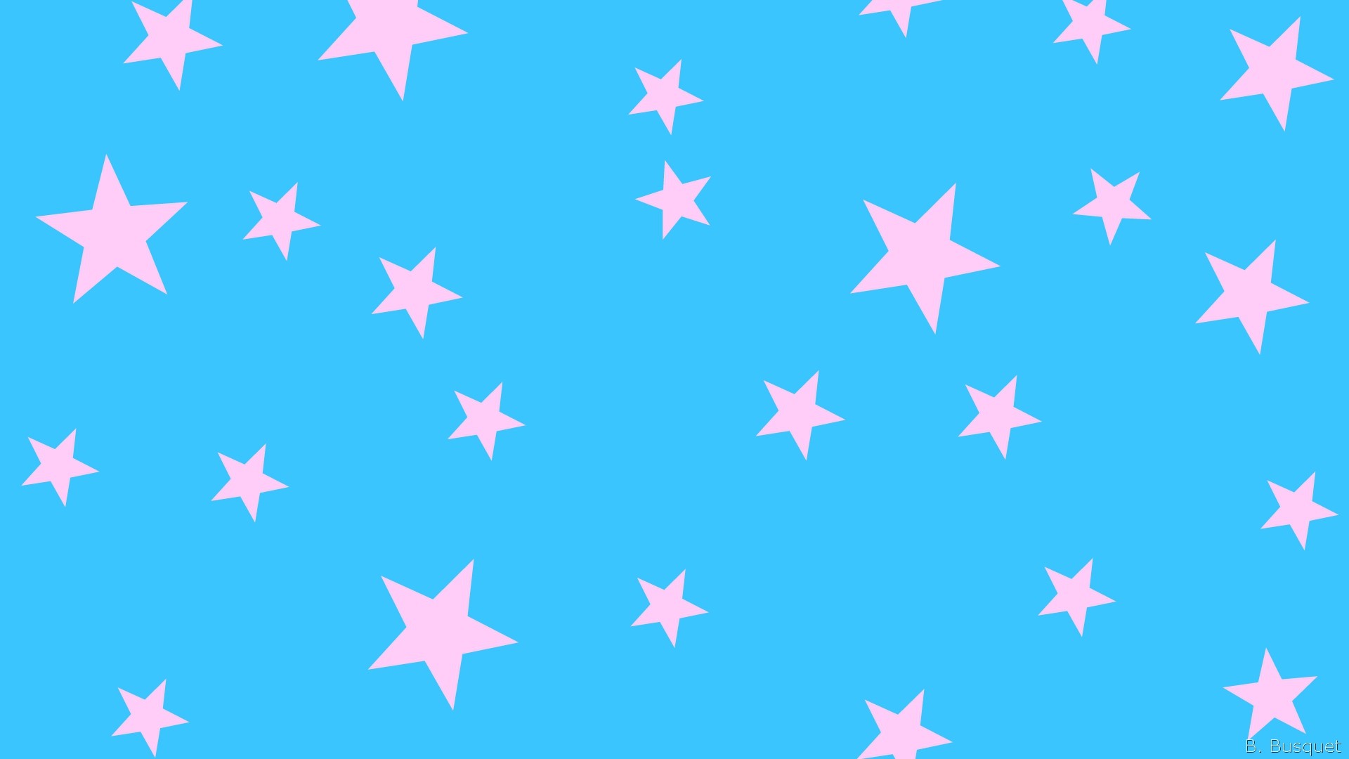 Light Blue Wallpaper With Pink Hearts - Light Blue Wallpaper Stars , HD Wallpaper & Backgrounds