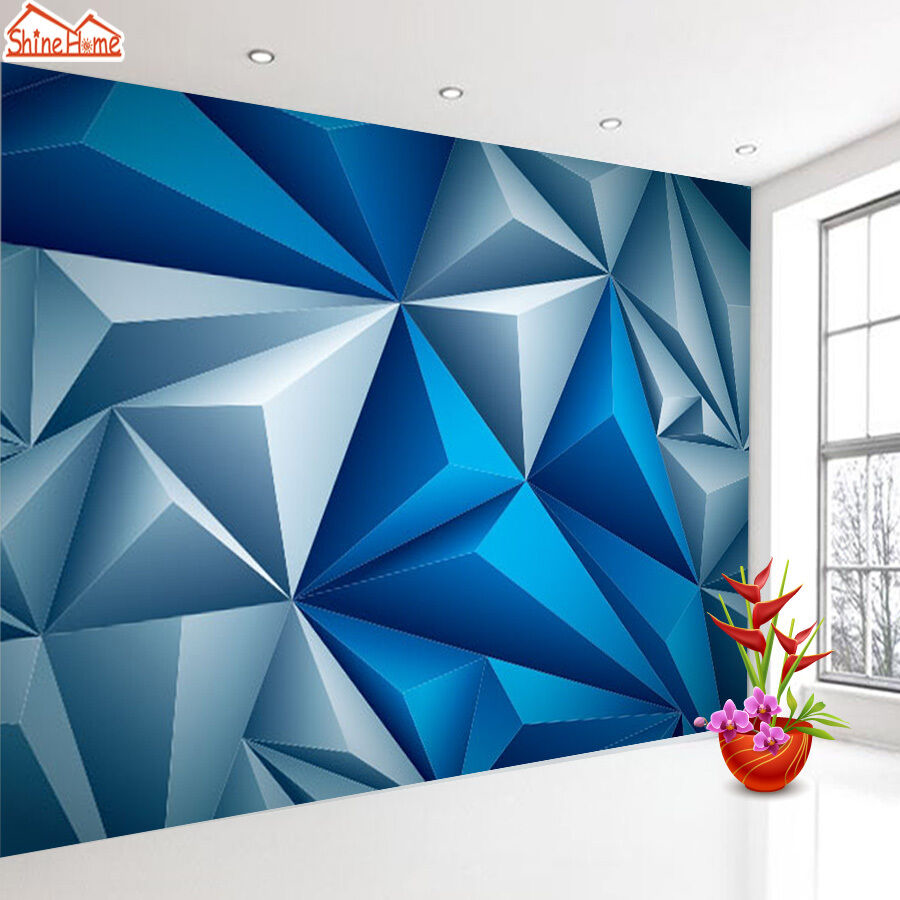 Geometric Abstract Wall Paint , HD Wallpaper & Backgrounds