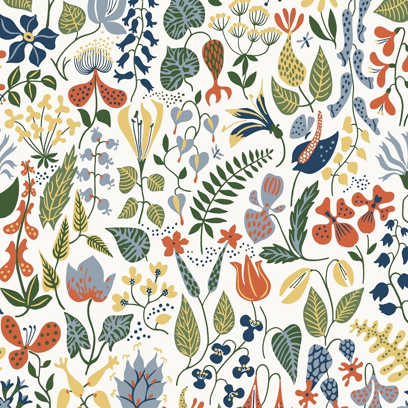 Borastapeter Scandinavian Designer 1 Wallpaper Herbarium, - Scandinavian Flower Design , HD Wallpaper & Backgrounds
