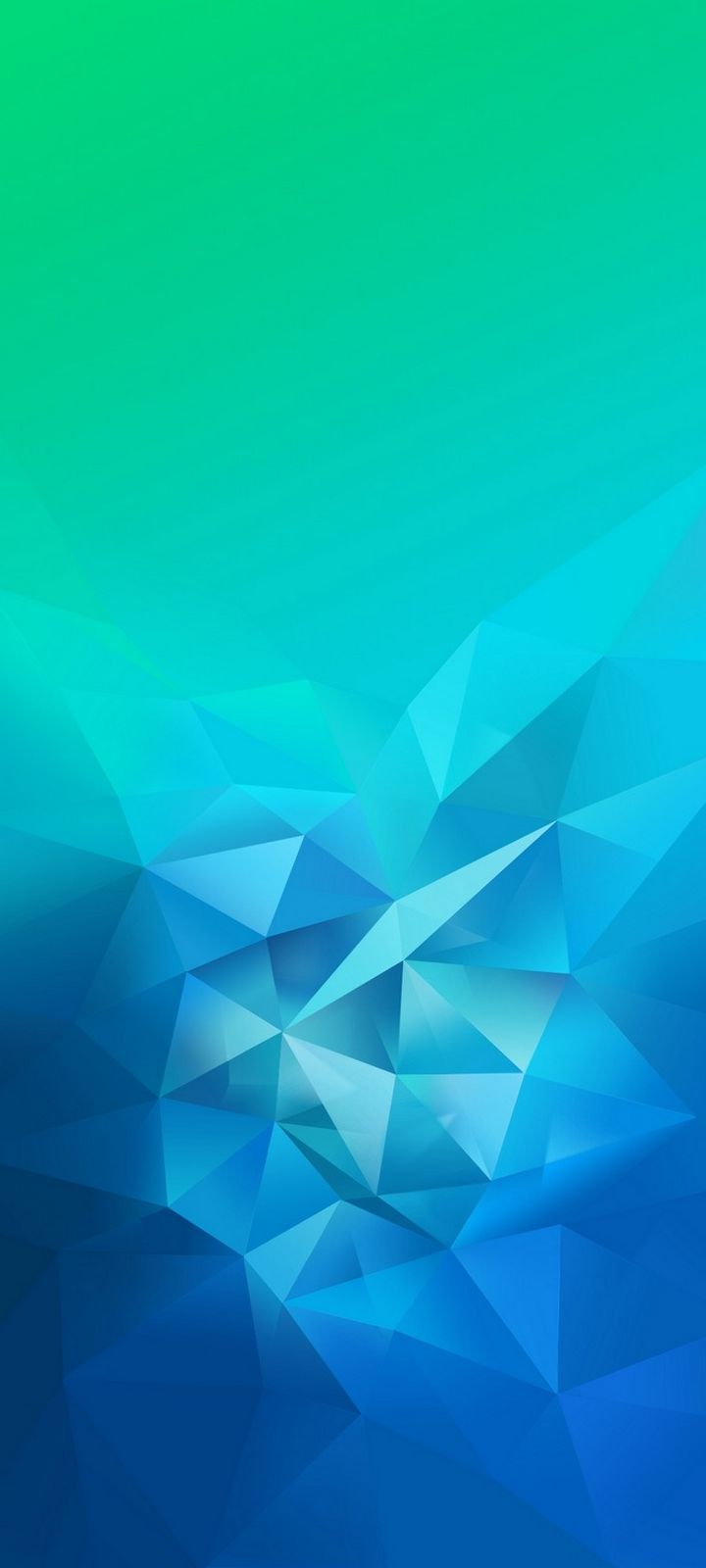3d Blue Green Blur Polygon Wallpaper - Hd Wallpapers For Realme C2 , HD Wallpaper & Backgrounds