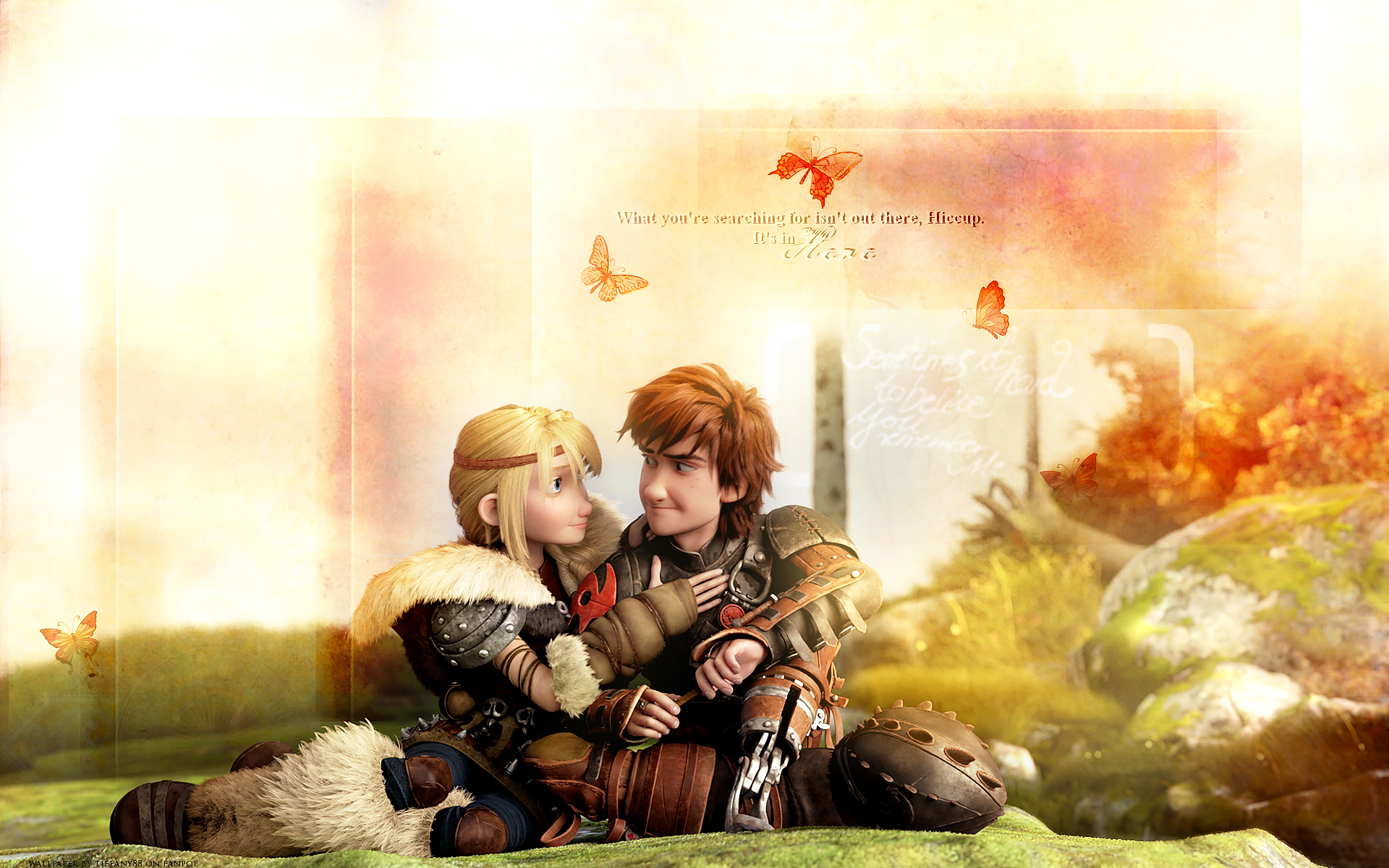 Astrid And Hiccup - Train Your Dragon Hiccup And Astrid , HD Wallpaper & Backgrounds