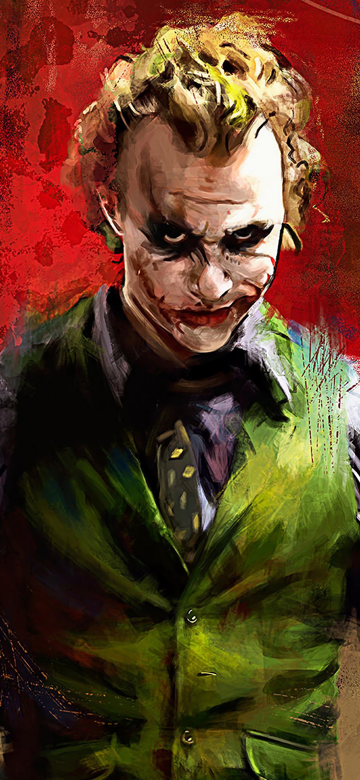 Joker, Heath Ledger, 4k, - Portrait Joker Heath Ledger , HD Wallpaper & Backgrounds