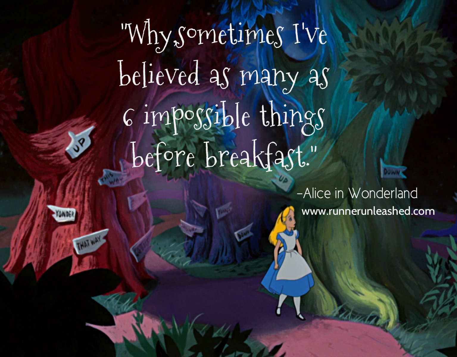 Alice In Wonderland Cartoon Scenes , HD Wallpaper & Backgrounds