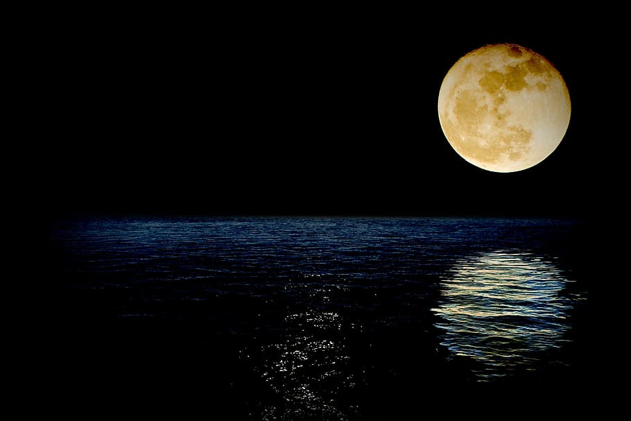 Time Lapse Photography Of Full Moon, Luna, Super, Superluna, - Moon 4 Billion Years Ago , HD Wallpaper & Backgrounds