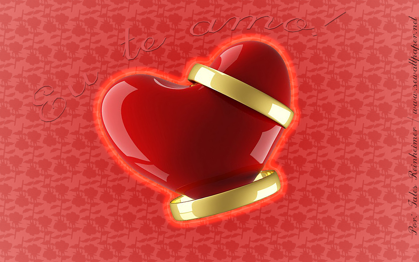 Amor 3d - Heart , HD Wallpaper & Backgrounds