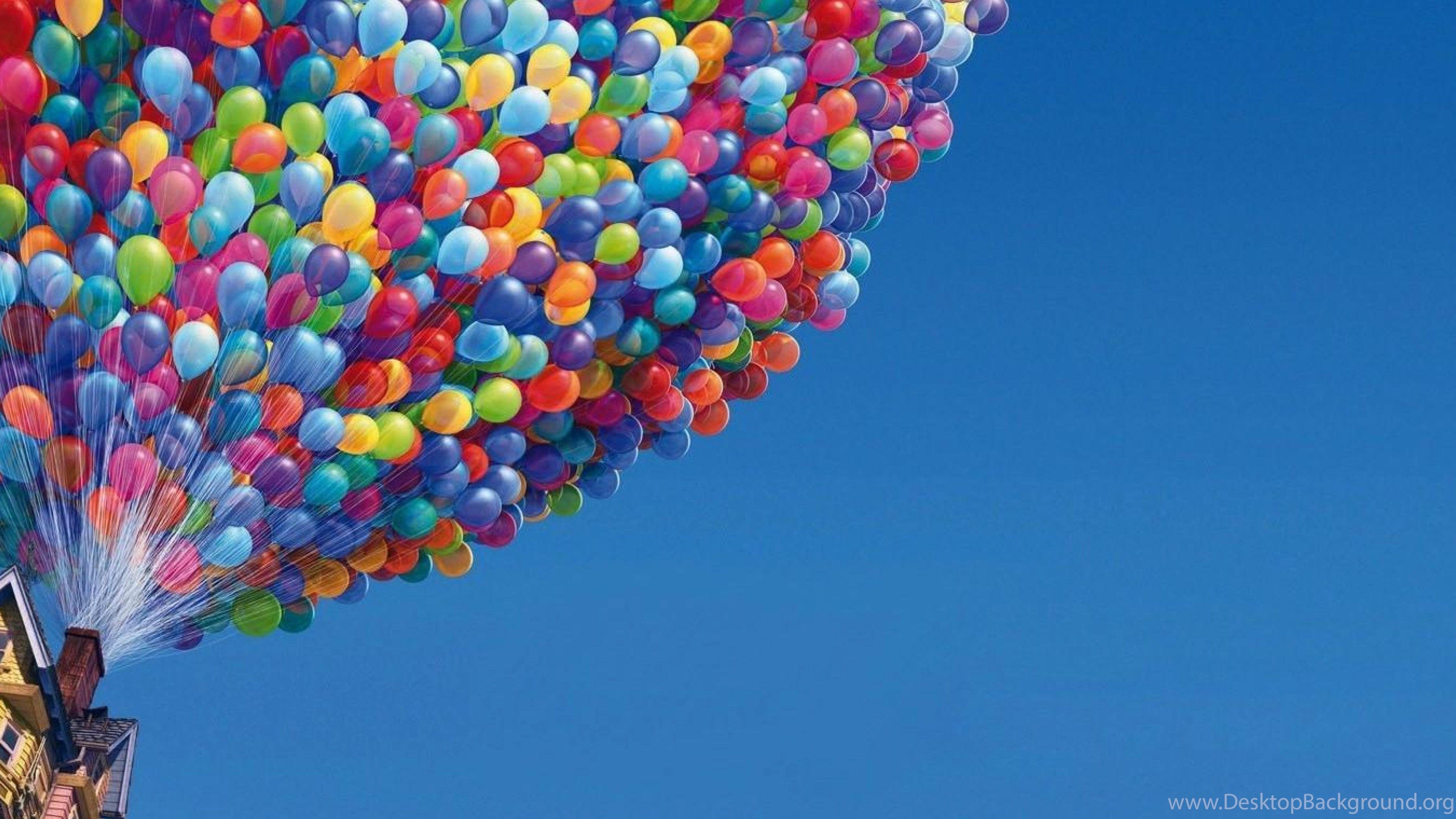 House With Balloons Up Pixar Cartoons Up Hd Wallpaper, - Up Wallpaper 4k , HD Wallpaper & Backgrounds