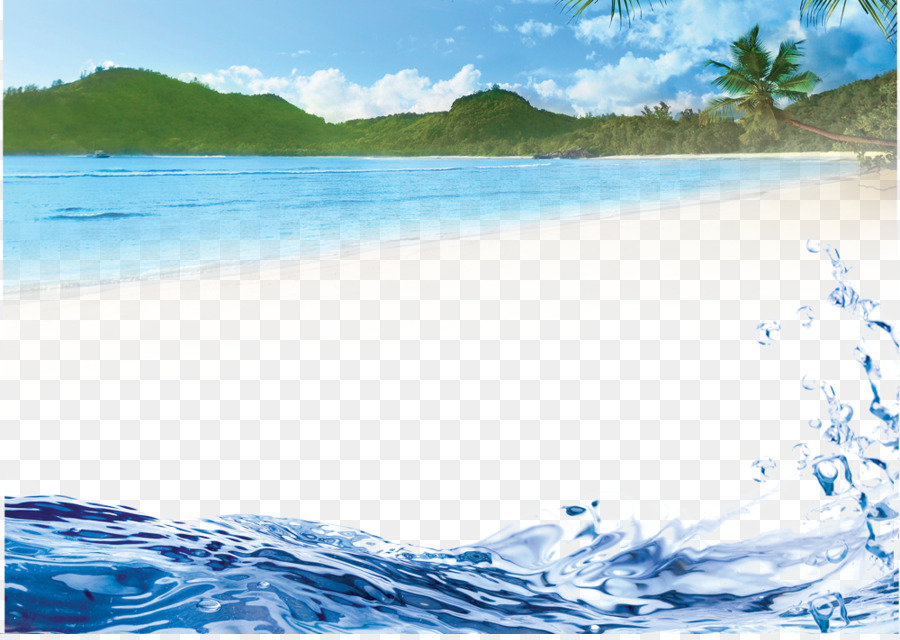 Palm Tree Background Png Download - Mineral Water Bottle Png , HD Wallpaper & Backgrounds