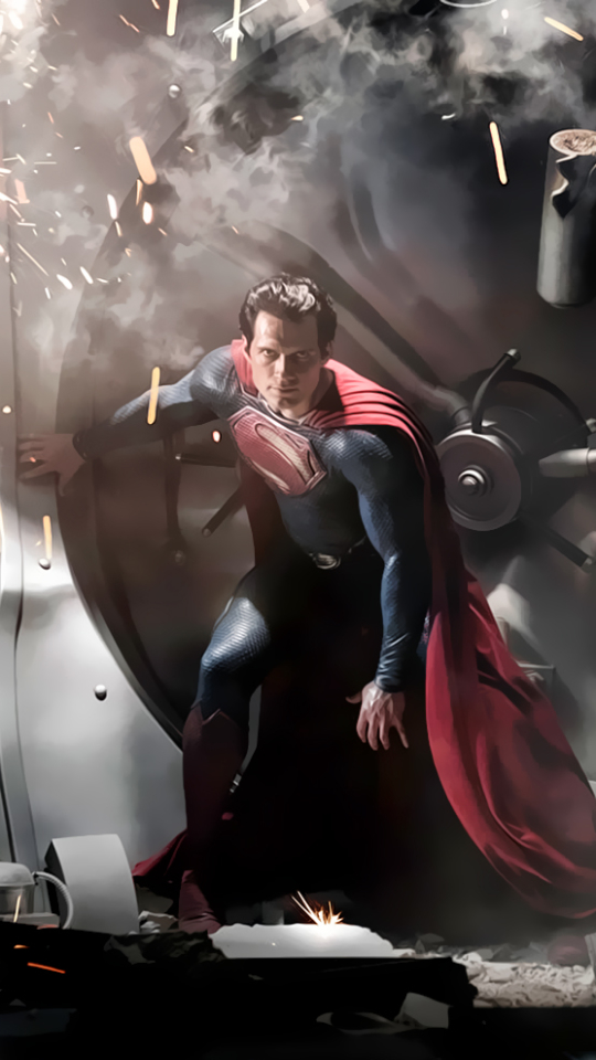 Superman Man Of Steel Wallpaper - Superman Man Of Steel Wallpaper Hd , HD Wallpaper & Backgrounds