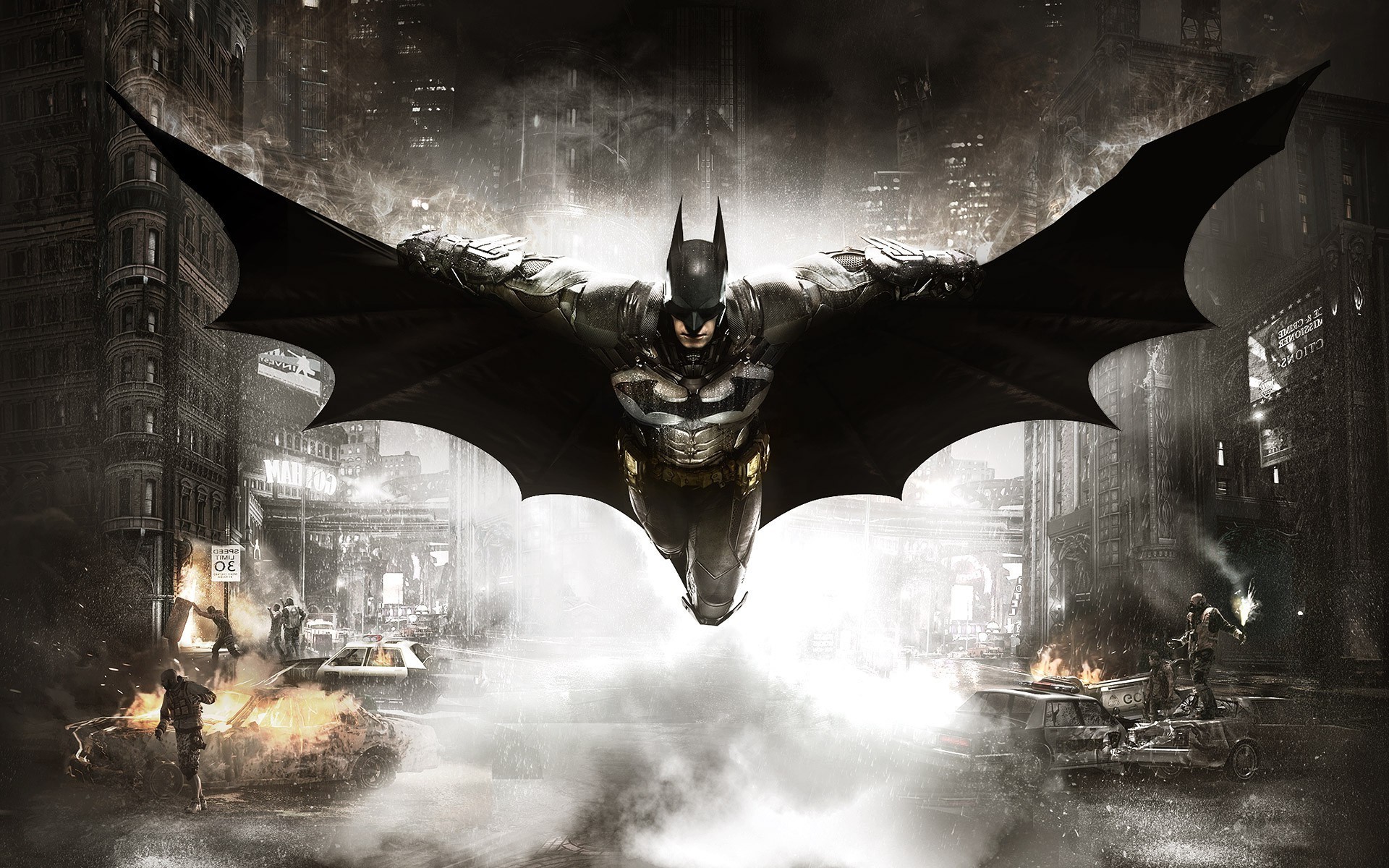 Batman Arkham Wallpaper - Batman Wallpaper Arkham Knight , HD Wallpaper & Backgrounds