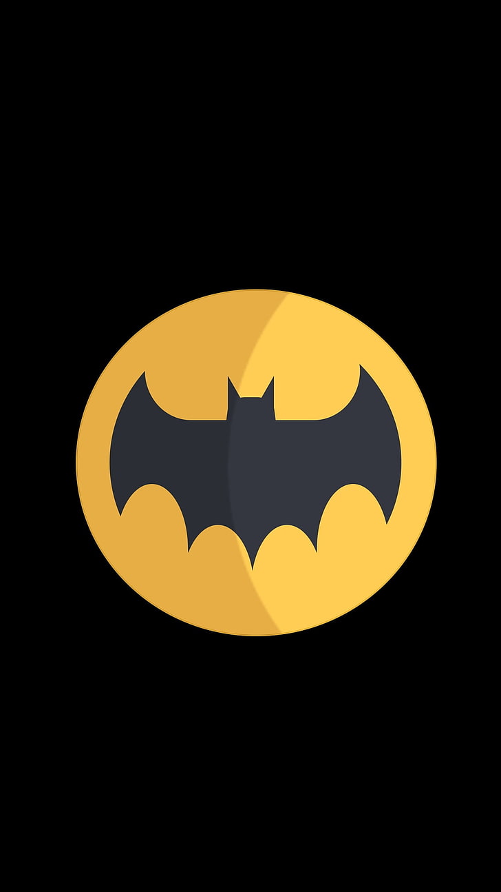 Batman Logo, Material Minimal, No People, Space, Black - Black Batman Logo Wallpaper Hd , HD Wallpaper & Backgrounds