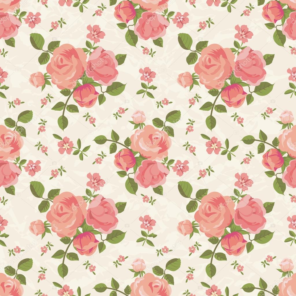 Roses Wallpaper Stock Vector - Rosas , HD Wallpaper & Backgrounds