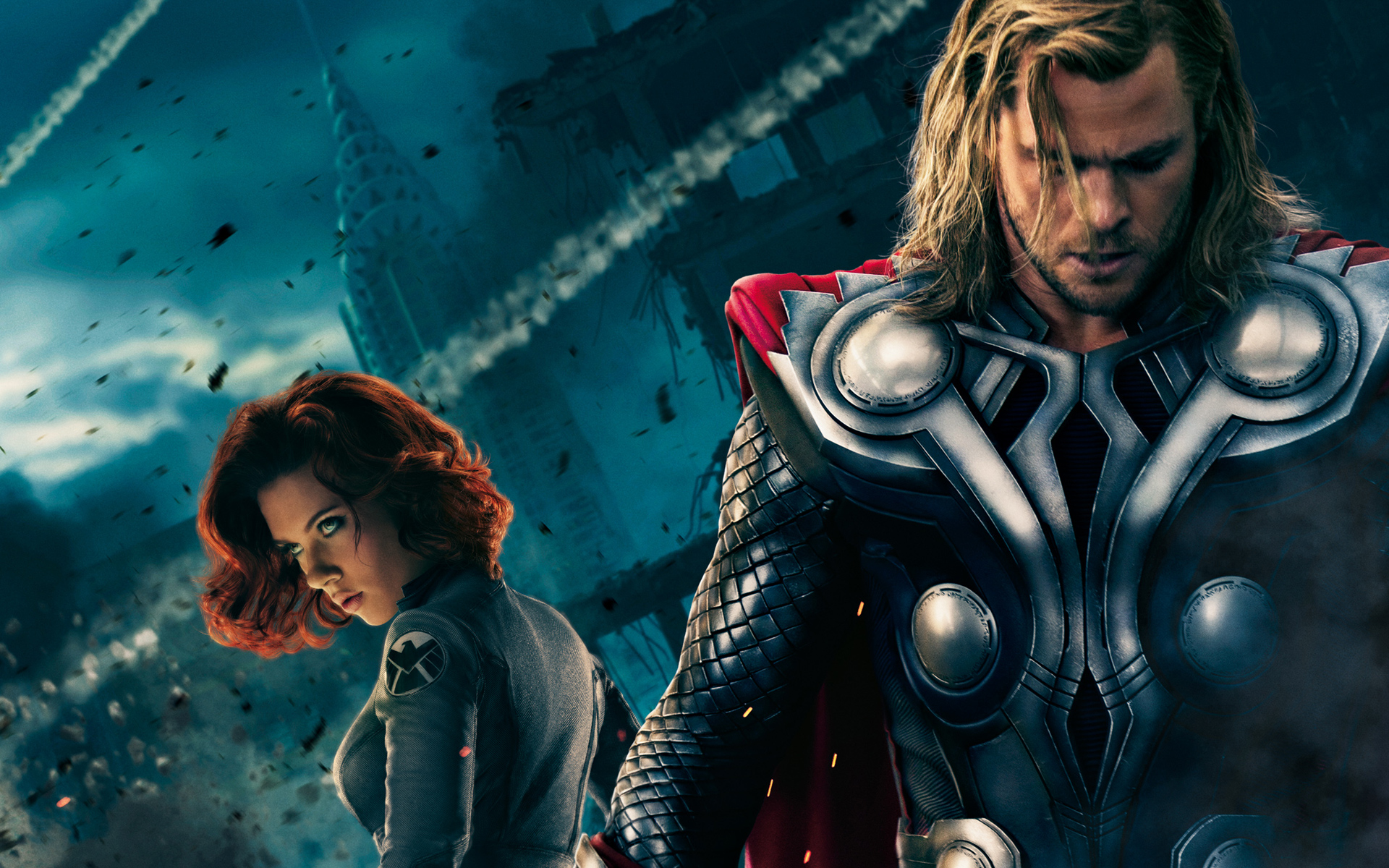 Thor And Natasha Romanoff , HD Wallpaper & Backgrounds