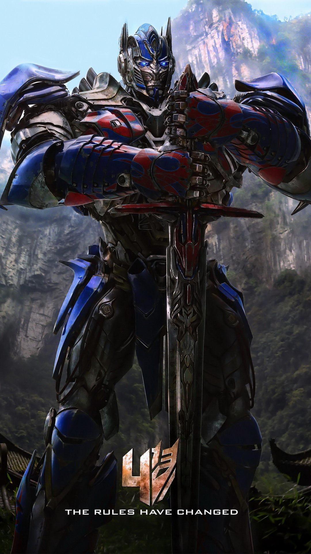 Download Transformers Hd Wallpapers For Mobile Gallery - Optimus Prime Transformer Age Of Extinction , HD Wallpaper & Backgrounds