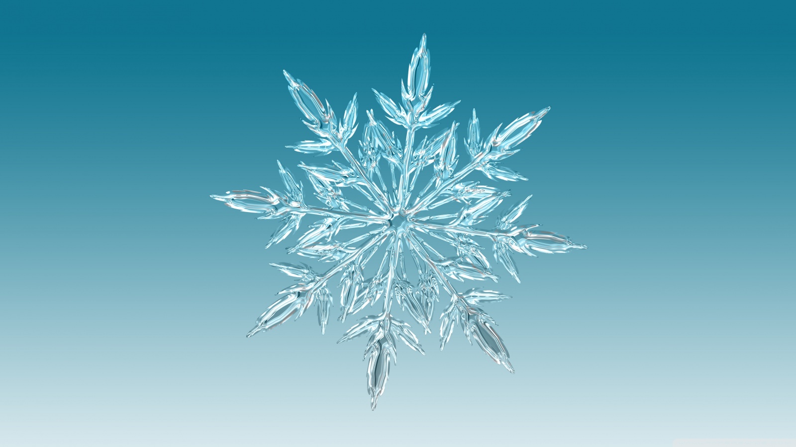 Snowflake Ice Crystal Hd Wallpaper Backgrounds Download