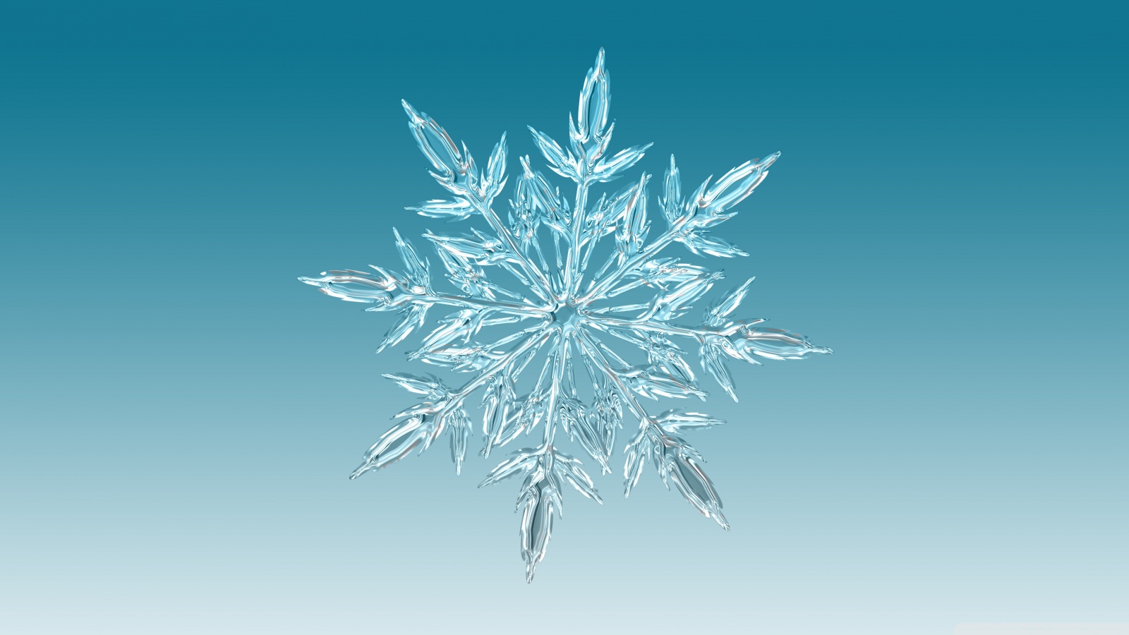 Snowflake Ice Crystal Hd Wallpaper Backgrounds Download