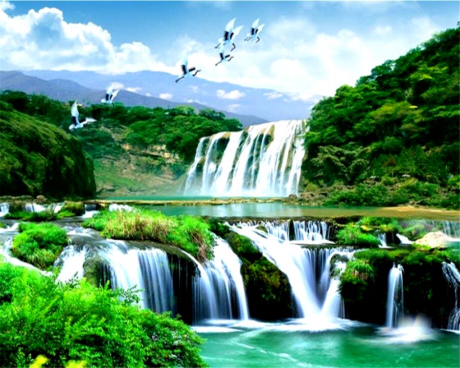 Promo Beibehang Custom 3d Wall Mural Wallpaper Nature - Paisagem Bonitas Para Papel De Parede , HD Wallpaper & Backgrounds