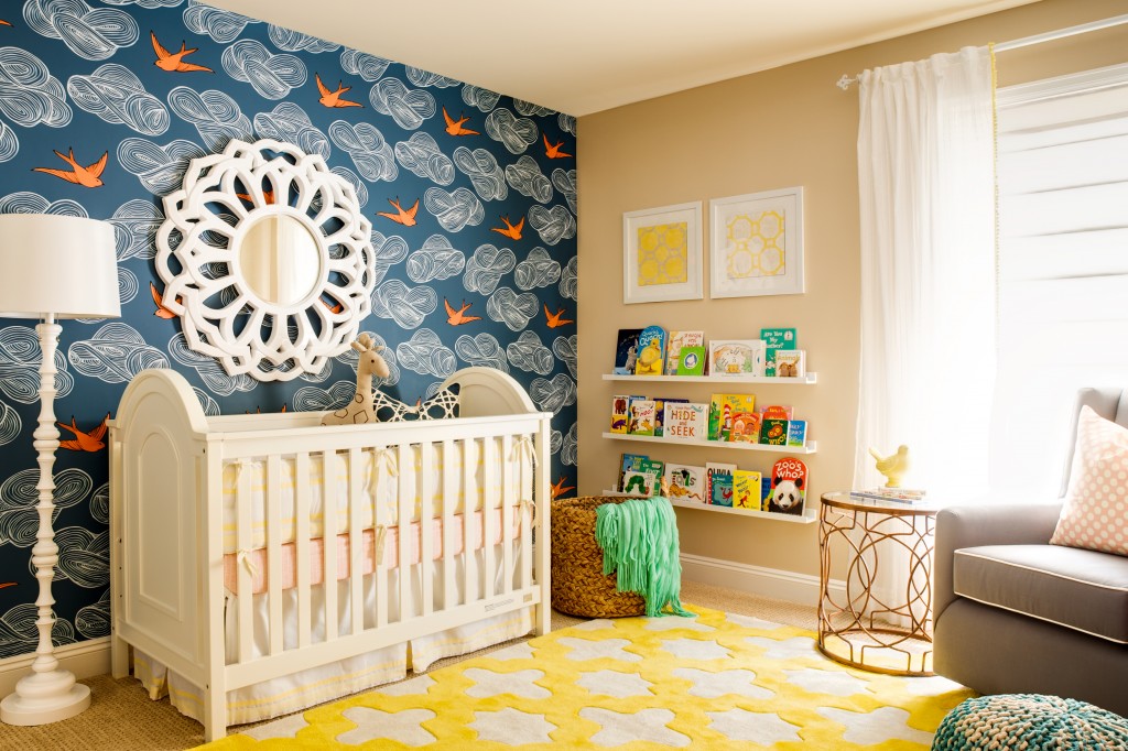 Accent Walls Nursery , HD Wallpaper & Backgrounds