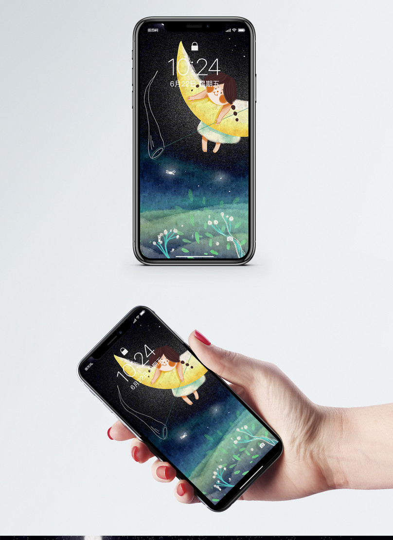 Girl And Firefly Cell Phone Wallpaper - Iphone Kanyon Duvar Kağıtları , HD Wallpaper & Backgrounds