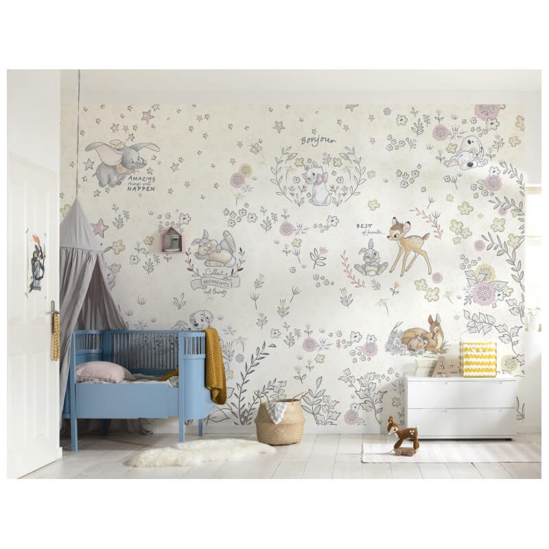 Komar Disney Best Of Friends Wall Mural - Winnie The Pooh Wallpaper Room , HD Wallpaper & Backgrounds