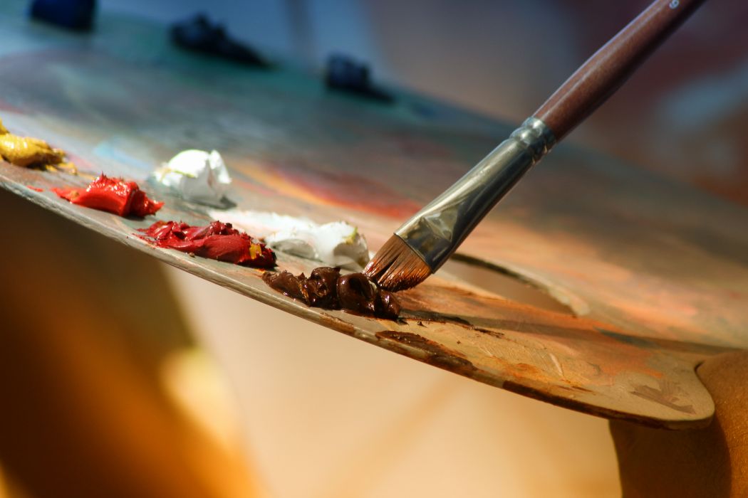 Art Artist Brush Colors Colours Macro Paint Paint Brush - Art Paint Brush Photography , HD Wallpaper & Backgrounds