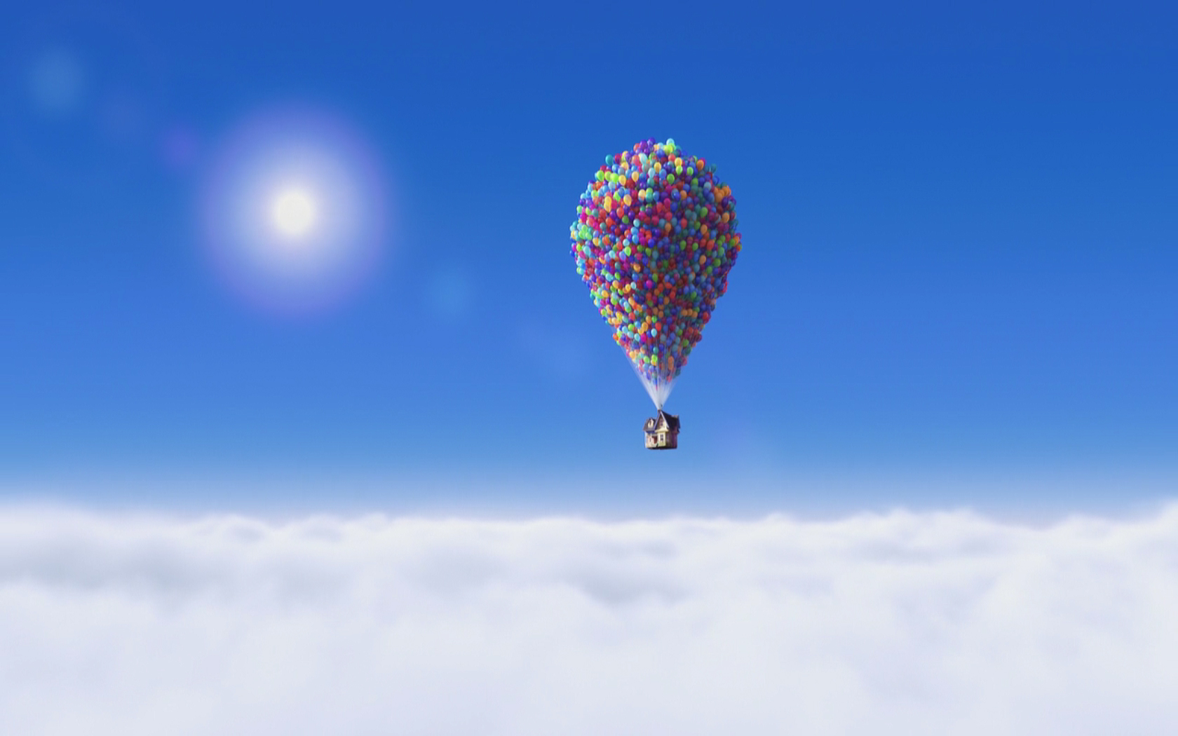 Pixar Up Balloons , HD Wallpaper & Backgrounds
