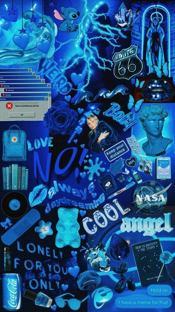 Image - Baddie Aesthetic Wallpaper Blue , HD Wallpaper & Backgrounds