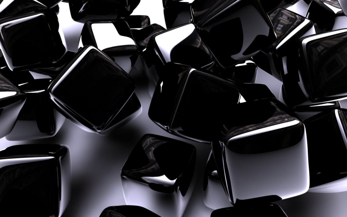 Abstract 3d Black Square Wallpaper - Home Screen Wallpapers 3d , HD Wallpaper & Backgrounds