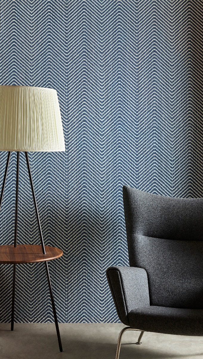 Blue Herringbone Wallpaper Uk , HD Wallpaper & Backgrounds