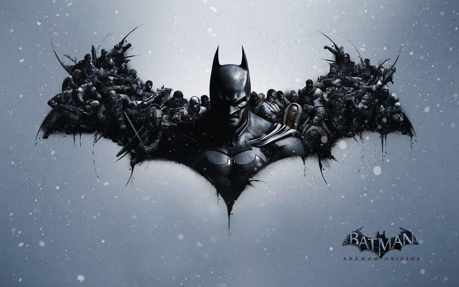 Batman Live Wallpaper For Pc - Batman Arkham Origins Logo , HD Wallpaper & Backgrounds