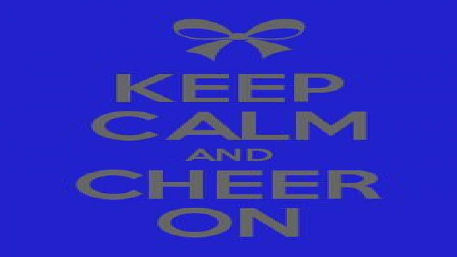 Keep Calm And Cheer Wallpaper-l3ad9fh - Poster , HD Wallpaper & Backgrounds