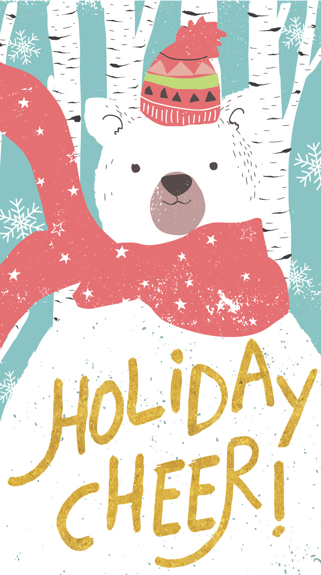 Happy Holiday Polar Bear , HD Wallpaper & Backgrounds