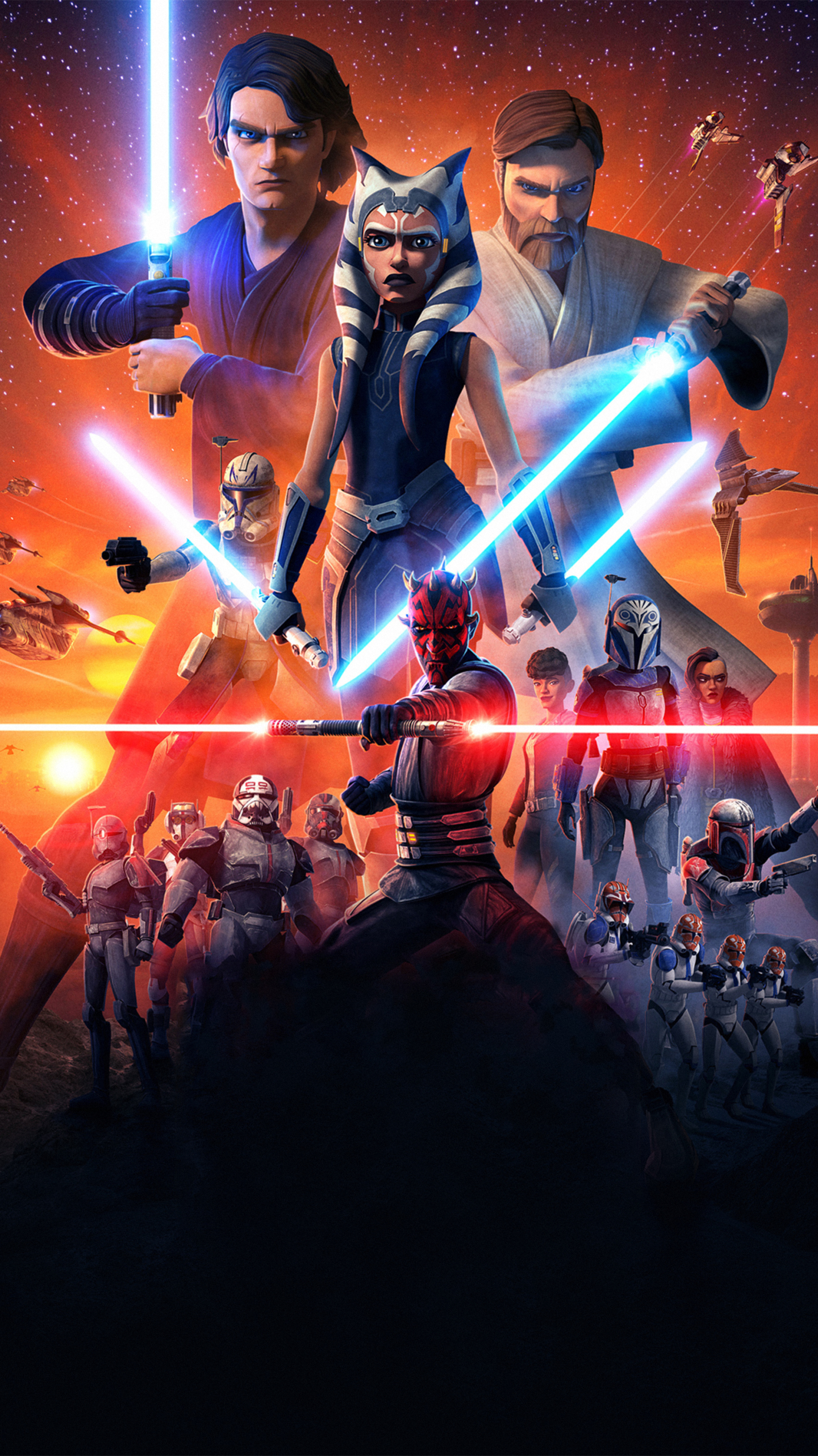 Star Wars The Clone Wars Iphone , HD Wallpaper & Backgrounds