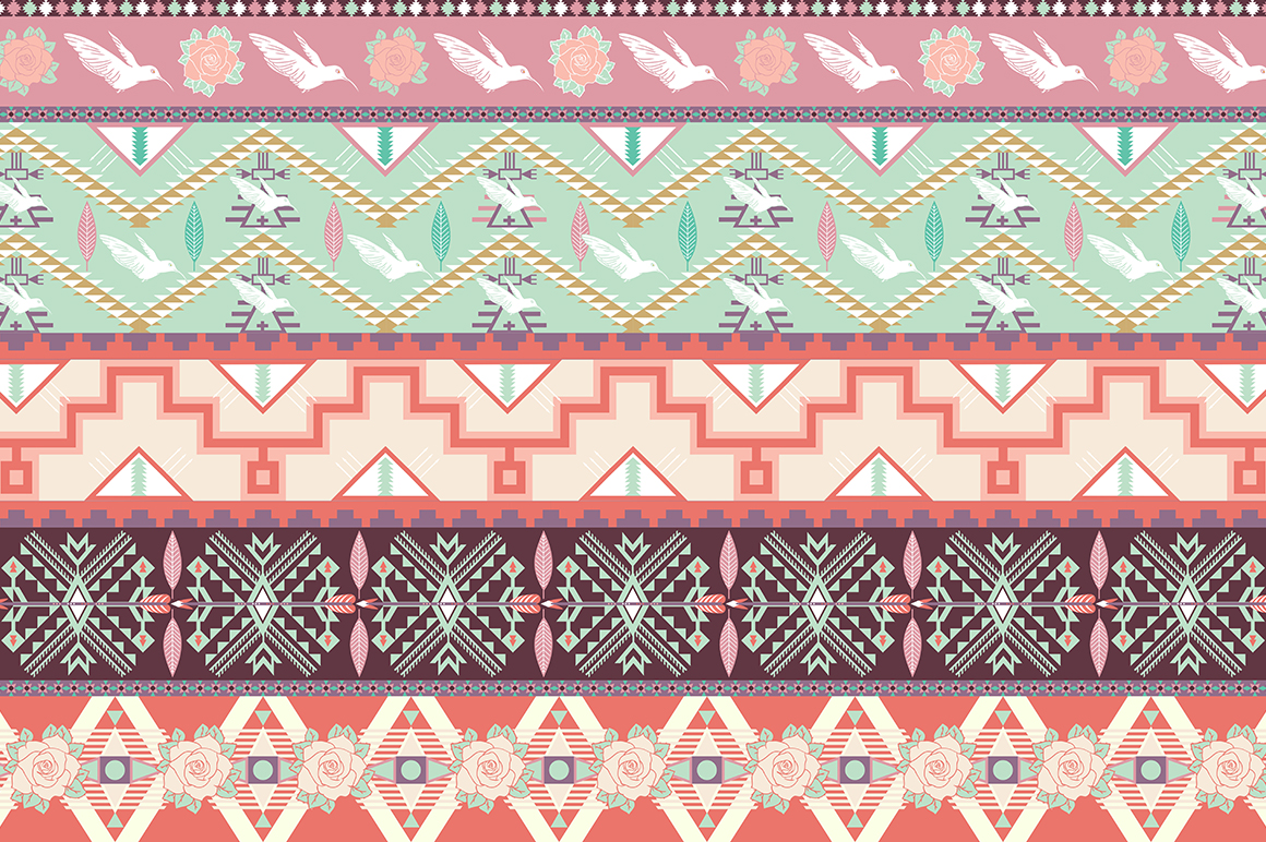 Colorful Aztec Wallpaper Aztec Pattern - Aztec Pattern Wallpaper Desktop , HD Wallpaper & Backgrounds