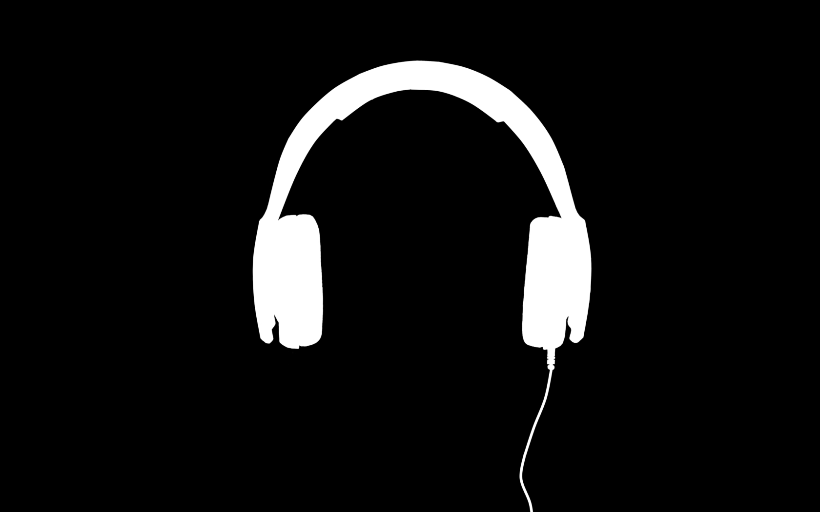 Headphones Wallpaper - Dj Headphones Logo Hd , HD Wallpaper & Backgrounds