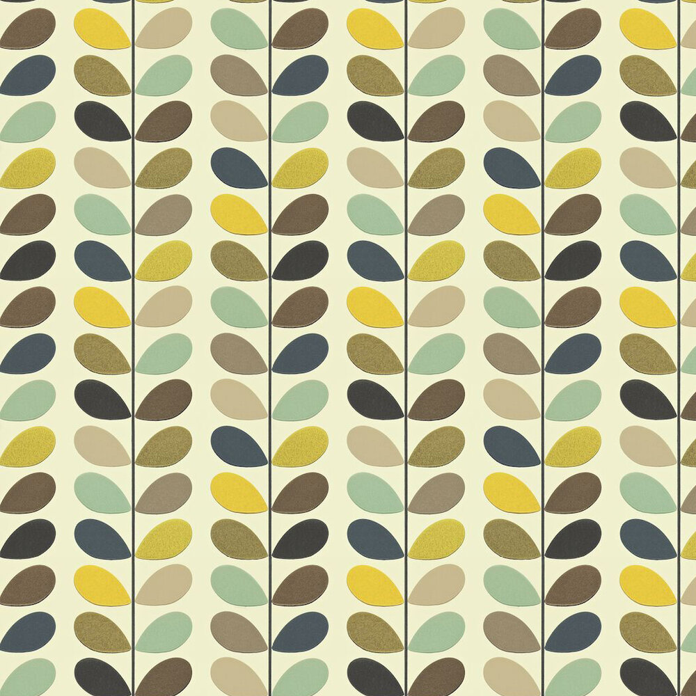 Orla Kiely Multi Stem Seagreen Wallpaper - Multi Stem Orla Kiely , HD Wallpaper & Backgrounds
