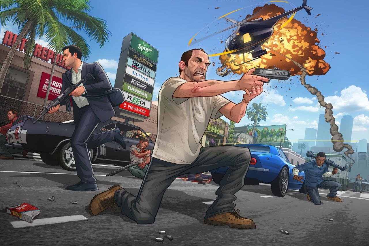 Free Grand Theft Auto V High Quality Wallpaper Id - Gta V Cool , HD Wallpaper & Backgrounds