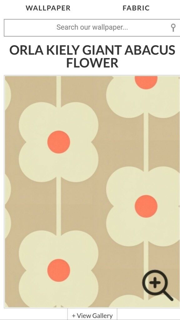 One Roll Orla Kiely Giant Abacus Flower Mink In West - Craft , HD Wallpaper & Backgrounds