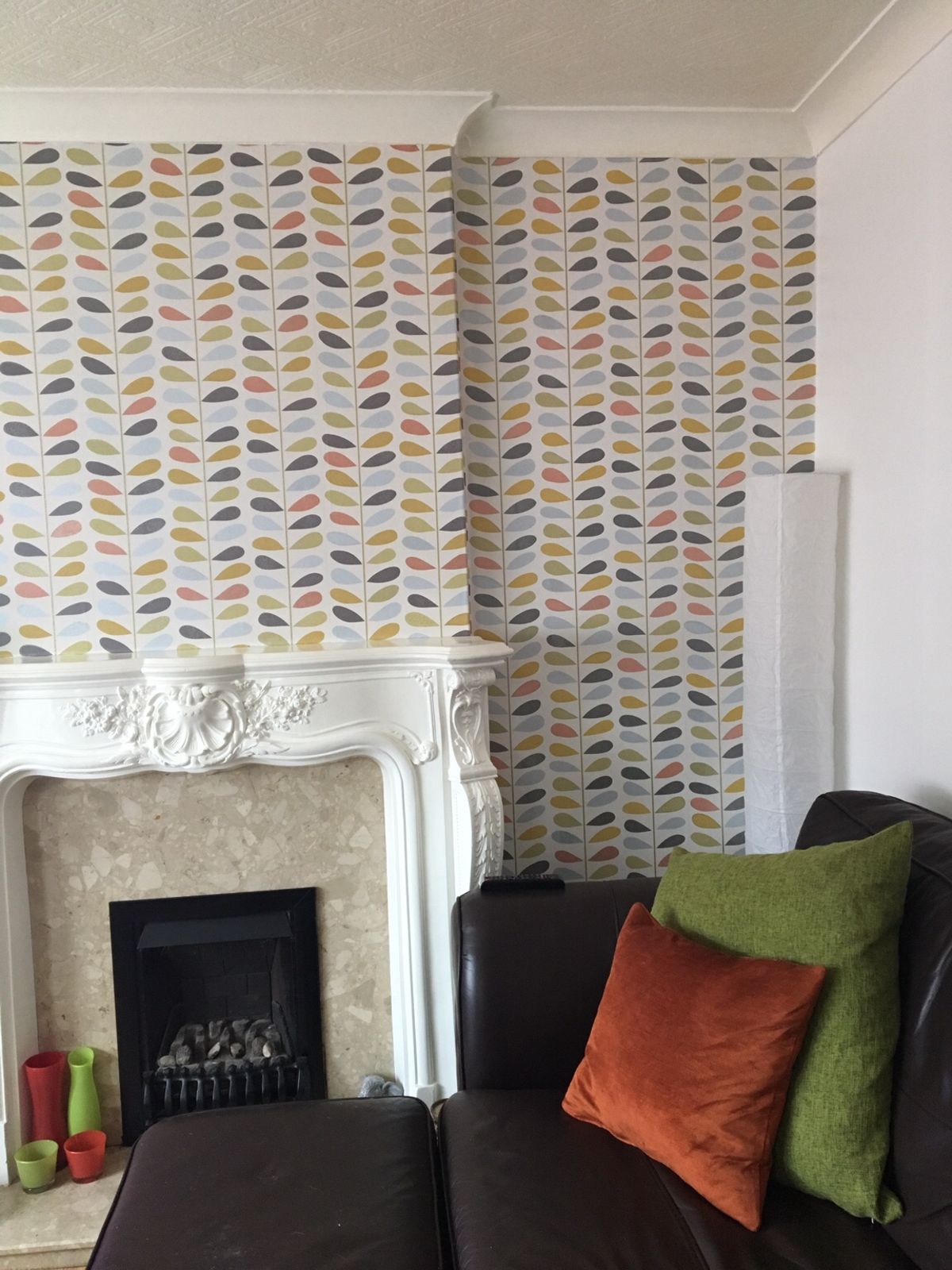 Beautiful Wallpaper, Orla Kiely Inspired, Jasmine Glittered - Window Covering , HD Wallpaper & Backgrounds
