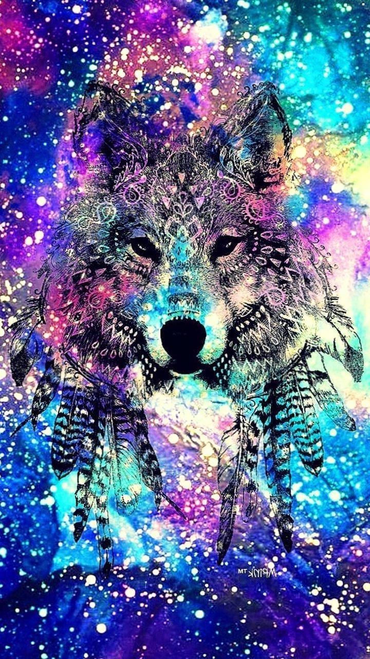 Super Cool Wolf Wallpapers - Wolves Galaxy , HD Wallpaper & Backgrounds