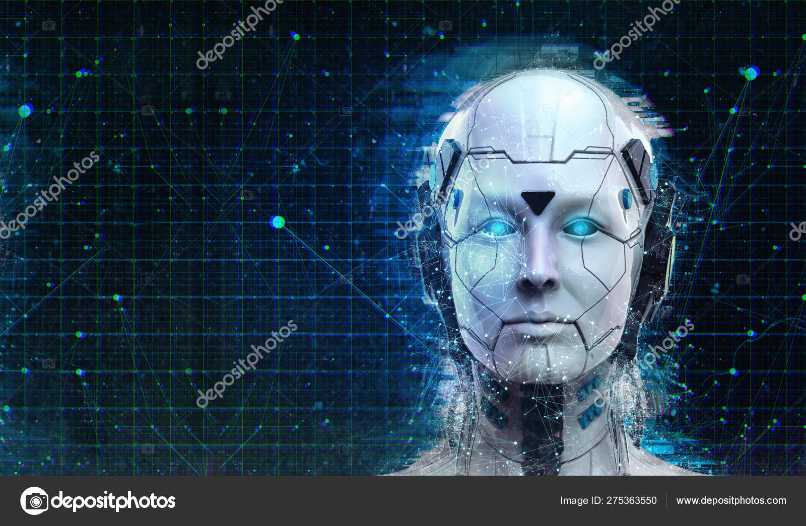 Technology Robot Sci Woman Cyborg Android Background - Android Cyber Robot , HD Wallpaper & Backgrounds