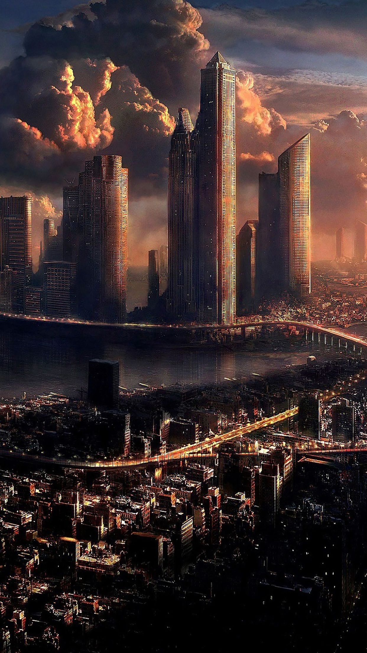 Futuristic City , HD Wallpaper & Backgrounds