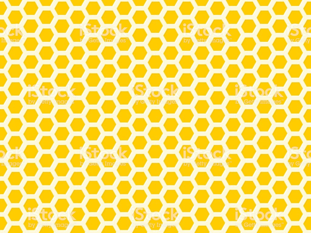 Bright Yellow Honeycomb Seamless Pattern For Background, - Hexagon Metal Mesh , HD Wallpaper & Backgrounds