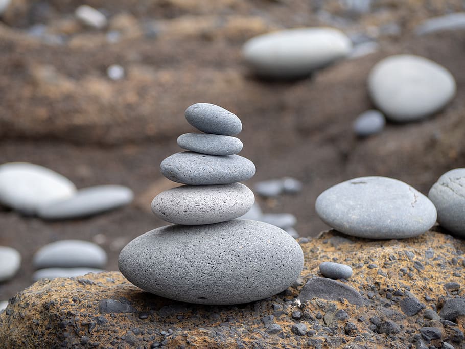 Pile Of Stones, Zen Pile, Stones Piled Up, Calming, - Stones Piled Up , HD Wallpaper & Backgrounds